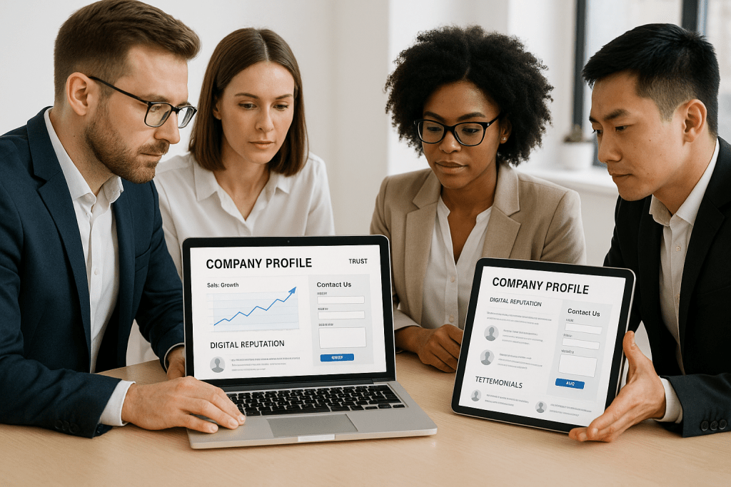 Website Company Profile untuk Penjualan & Kepercayaan